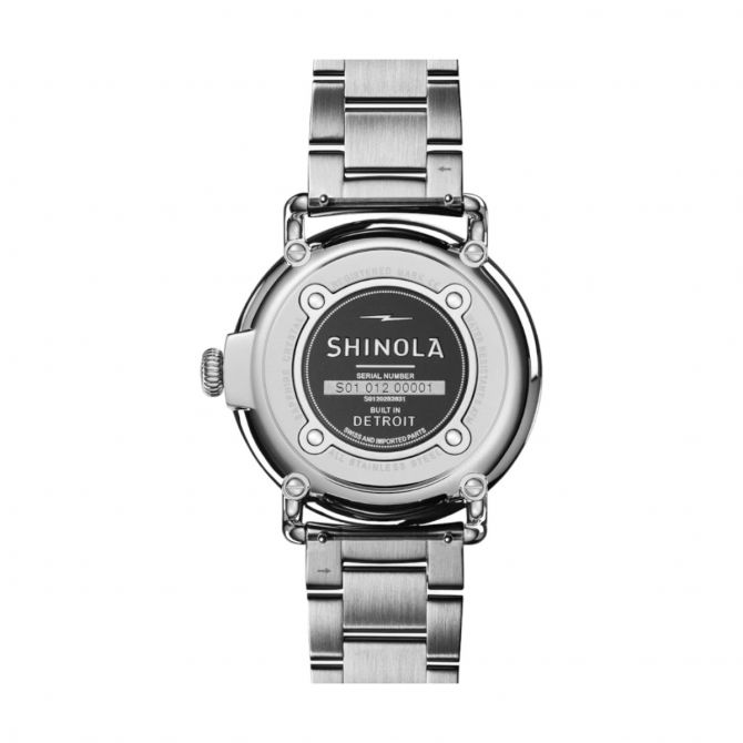 Shinola Runwell 41mm Men's Watch, White and Blue Dial