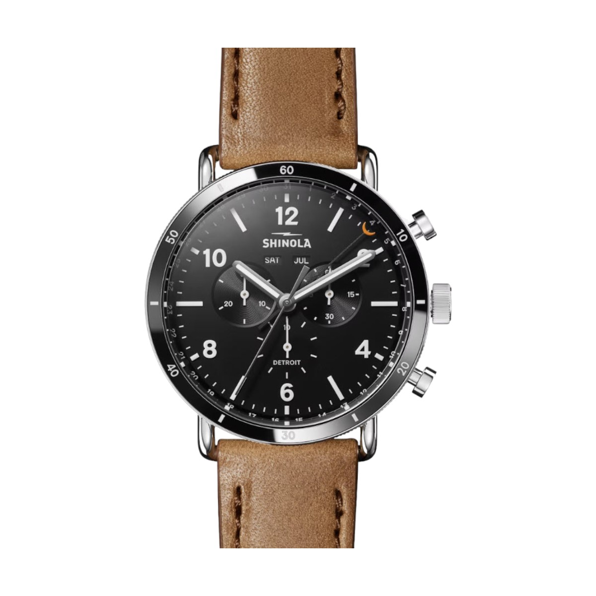 Shinola Canfield Sport 45mm Men's Watch, Black Dial