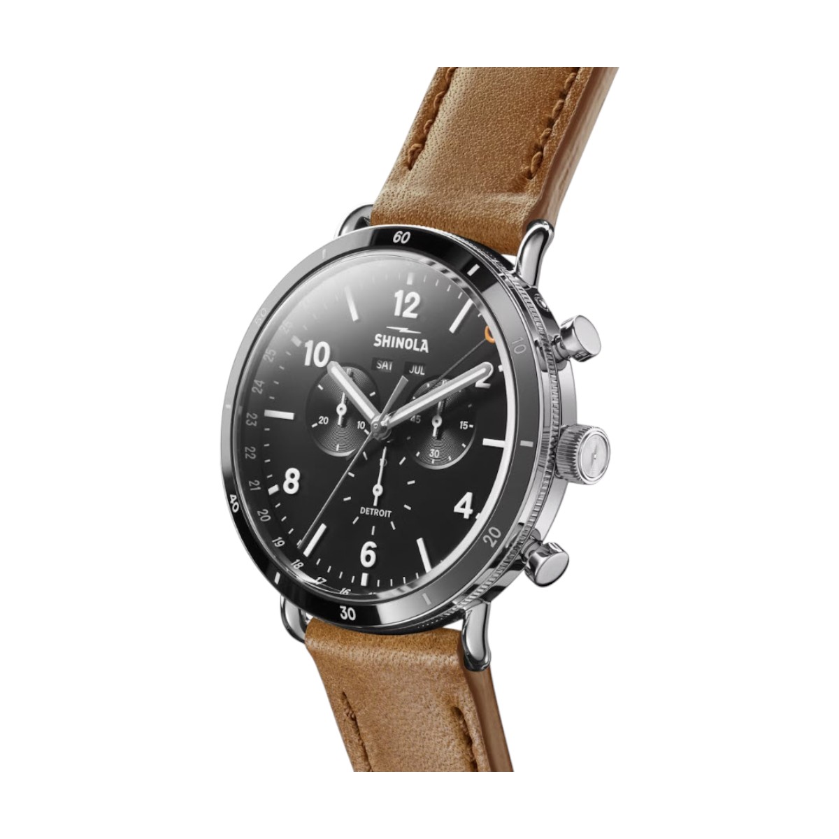 Shinola Canfield Sport 45mm Men's Watch, Black Dial