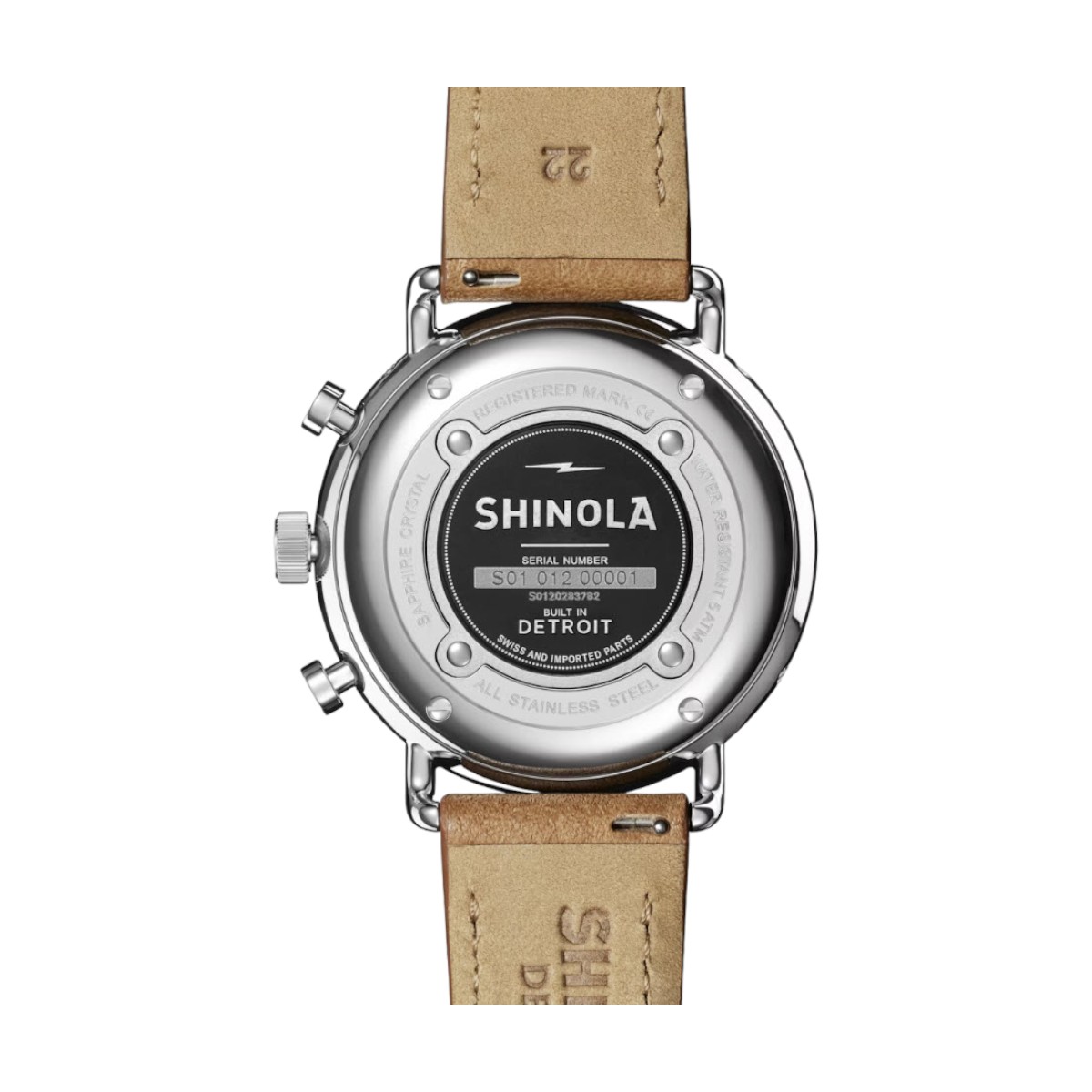 Shinola Canfield Sport 45mm Men's Watch, Black Dial