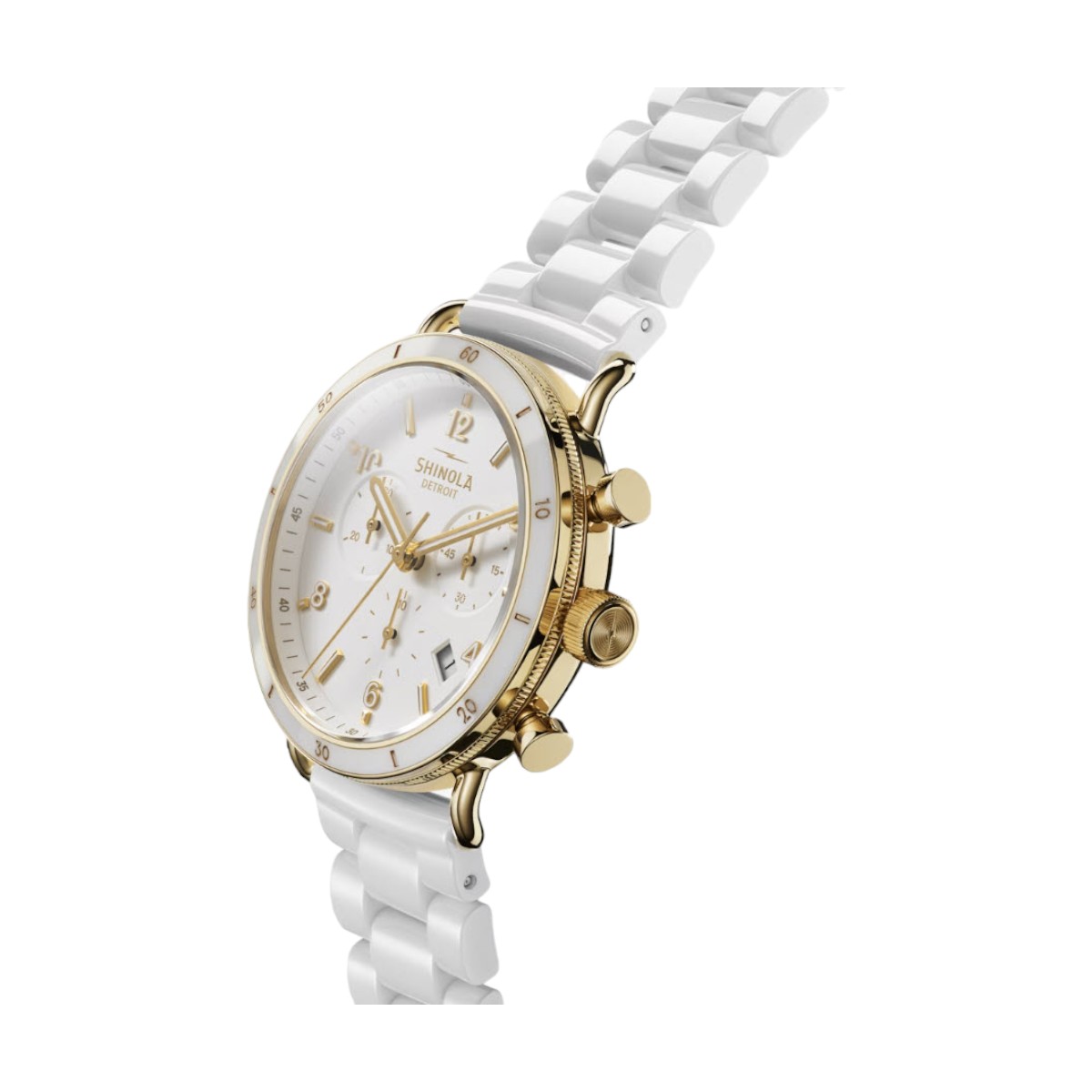 Shinola Canfield Sport 40mm Men's Watch, White Dial