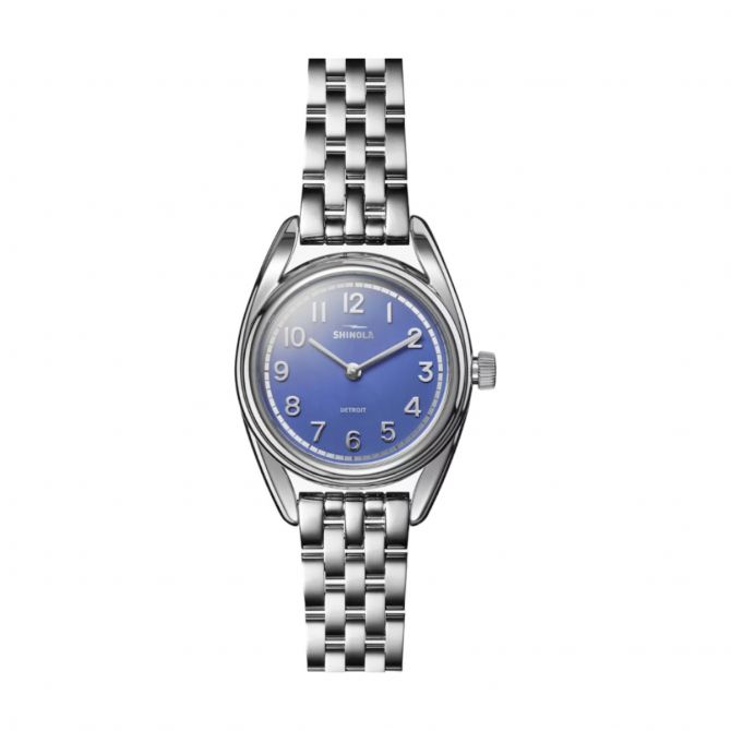 Shinola Derby 30mm Women's Watch, Blue Dial