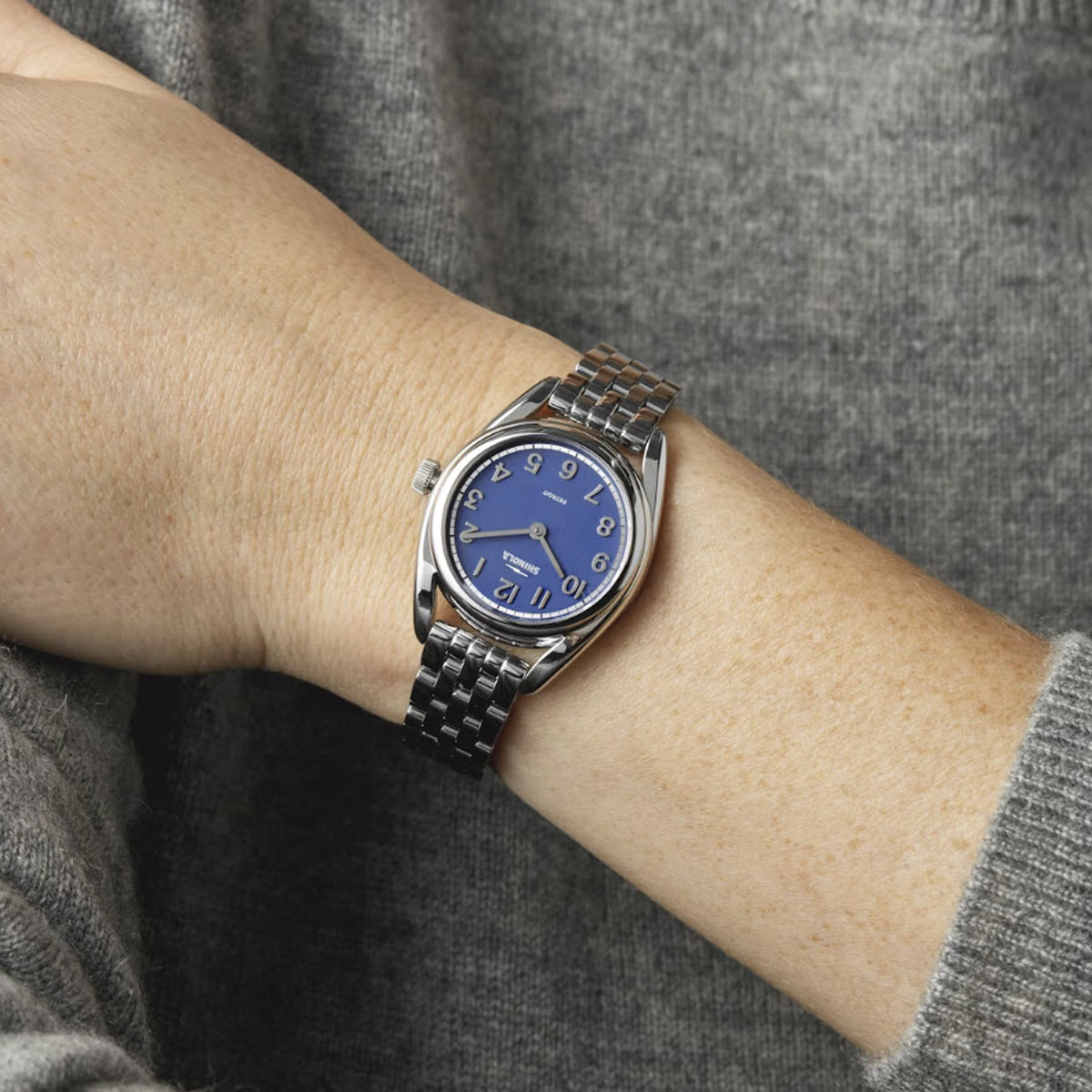 Shinola Derby 30mm Women's Watch, Blue Dial