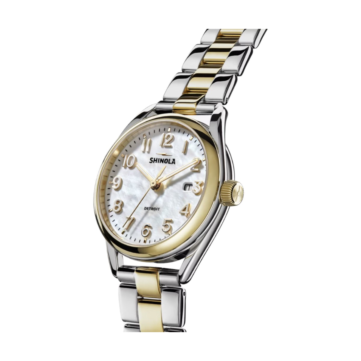 Shinola Derby 38mm Women's Watch, Mother of Pearl Dial
