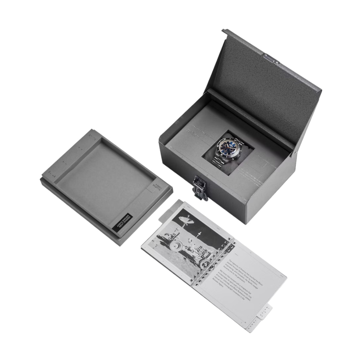 Shinola Mooncraft Monster Chronograph 43mm Men's Watch, Blue Dial