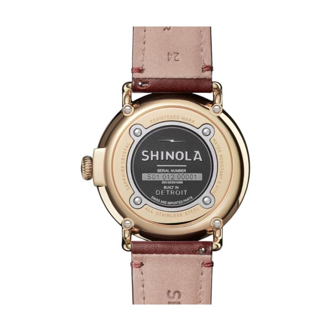 Shinola Runwell 47mm Men's Watch, Red Dial | S0120291088 | Borsheims