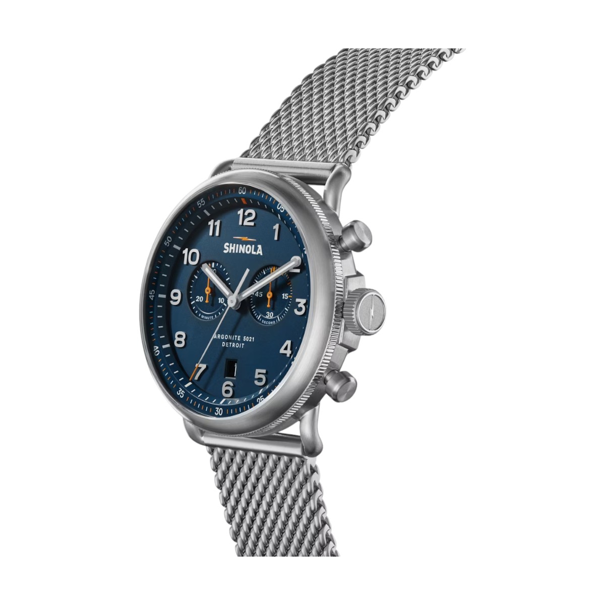 Shinola Canfield Chronograph Model C56 43mm Men's Watch, Blue Dial