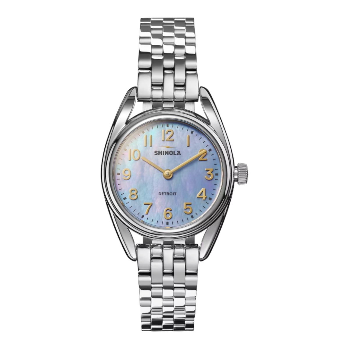 Shinola Derby 30mm Women's Watch, Blue Mother of Pearl Dial