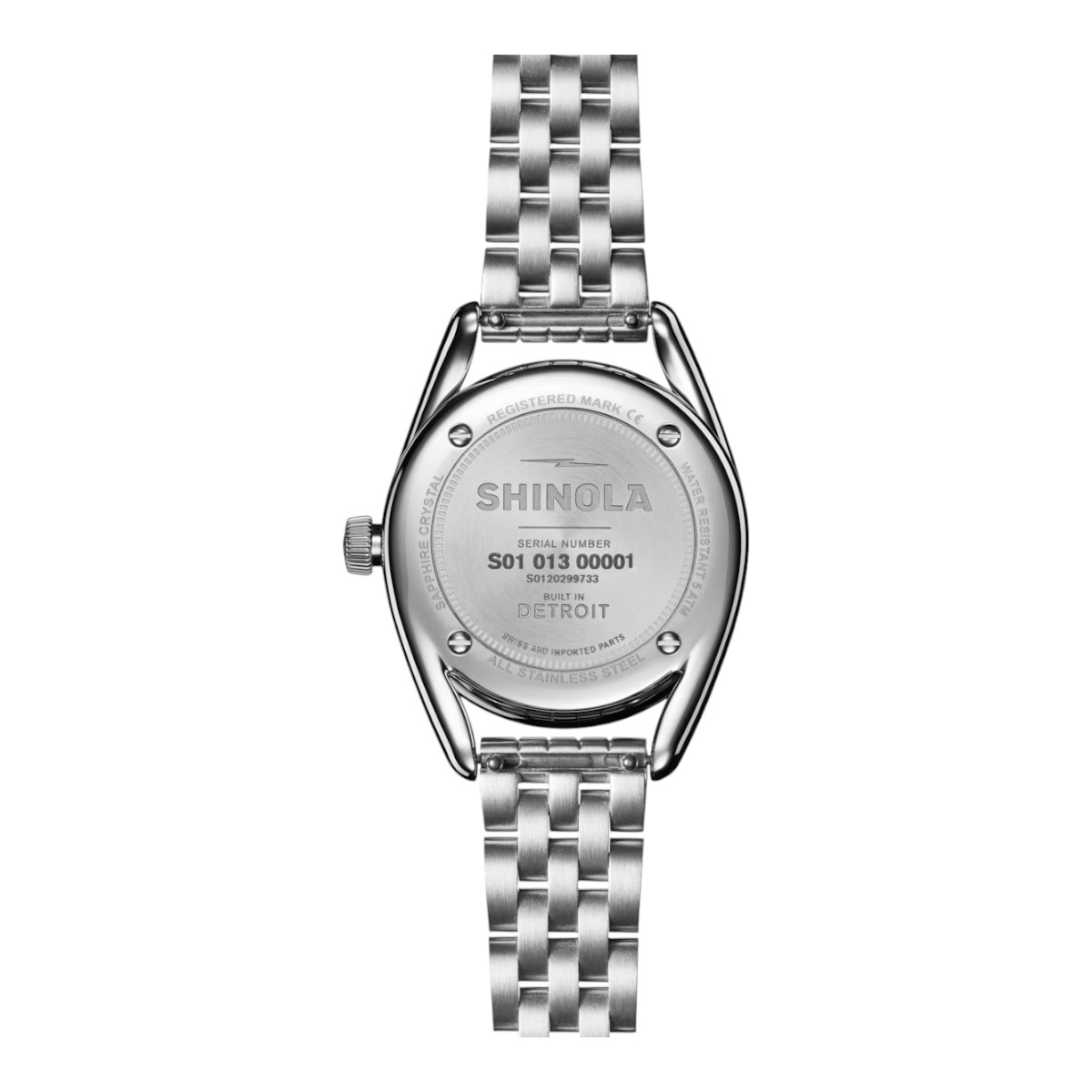 Shinola Derby 30mm Women's Watch, Blue Mother of Pearl Dial