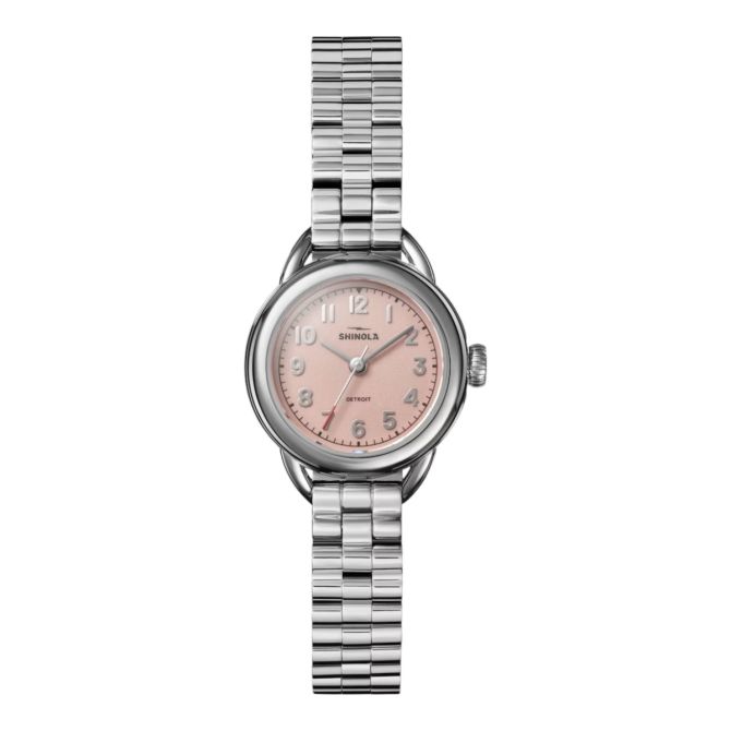 Shinola Runabout 25mm Women's Watch, Pink Dial