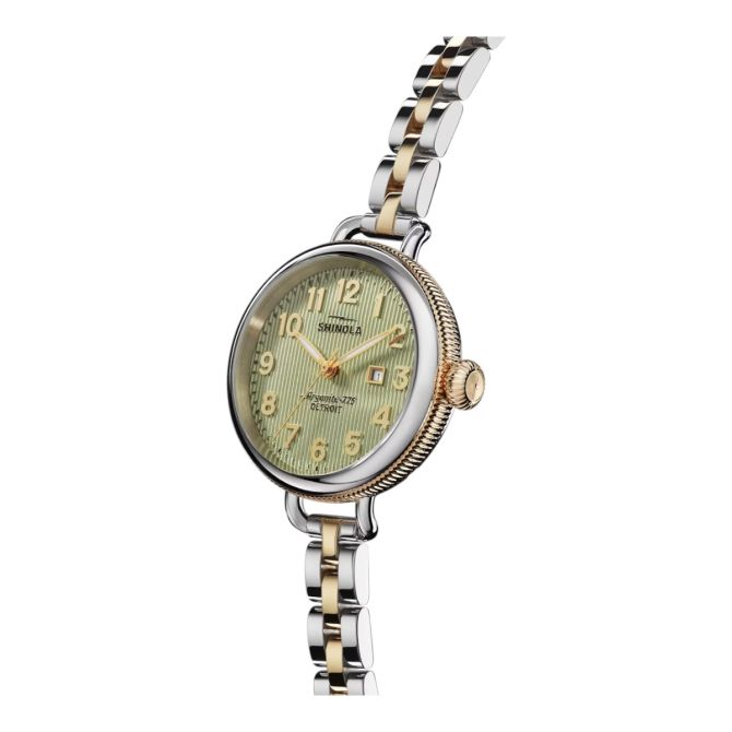 Shinola Birdy 34mm Women's Watch, Green Dial | S0120299738 | Borsheims