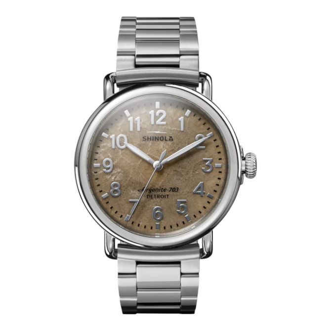 Shinola Runwell 41mm Watch, Petoskey Stone Dial