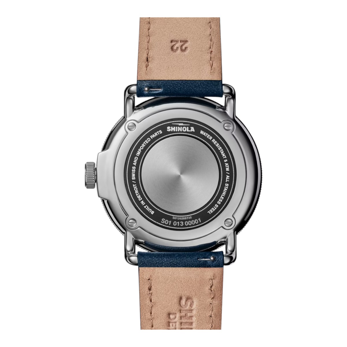 Shinola Canfield Model C56 43mm Men's Watch, Cream Dial