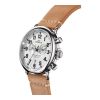 Shinola Runwell Chronograph 47mm Men's Watch, White Dial