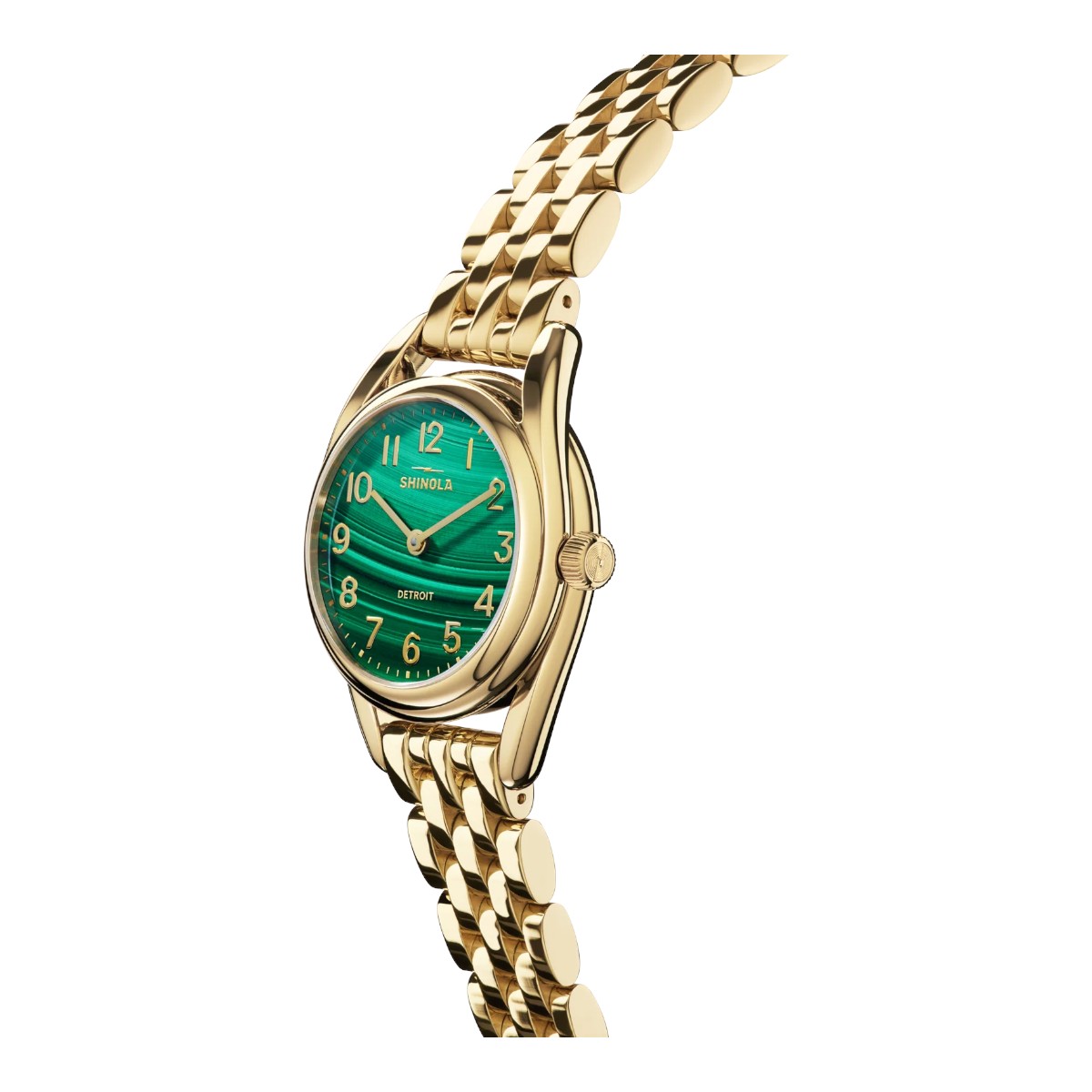 Shinola Derby 30mm Women's Watch, Malachite Dial