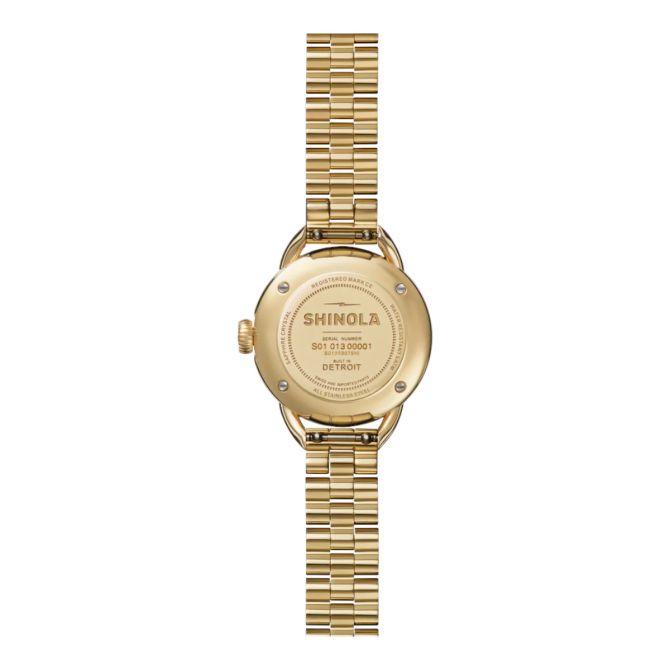 Shinola Runabout 25mm Women's Watch, Malachite Dial | S0120307510