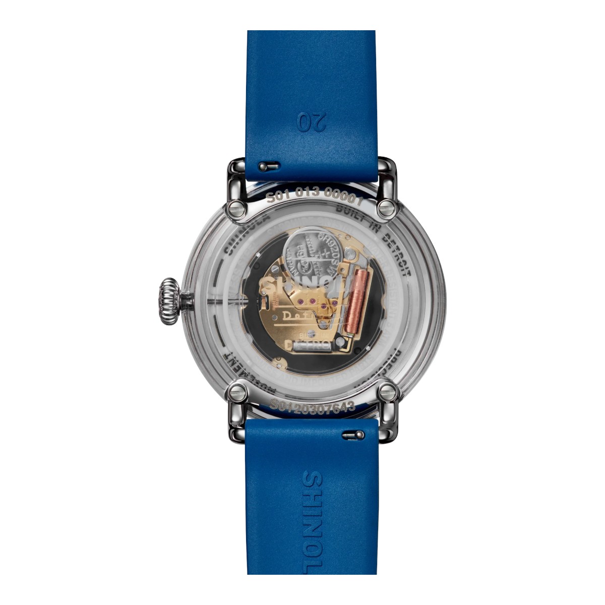 Shinola Detrola 41mm Men's Watch, Blue Dial