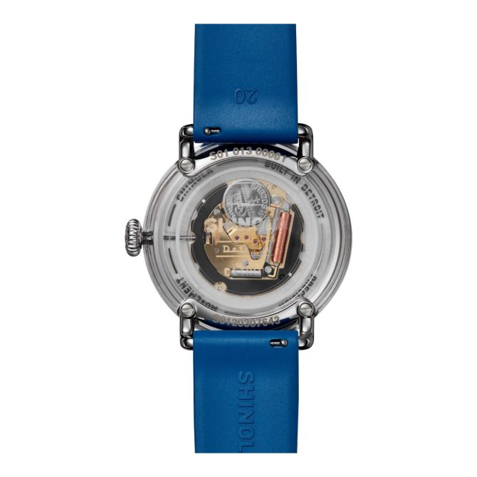 Shinola Detrola 41mm Men's Watch, Blue Dial | S0120307643 | Borsheims