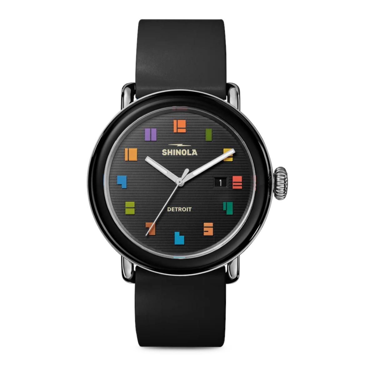 Shinola Detrola 41mm Men's Watch, Black Dial