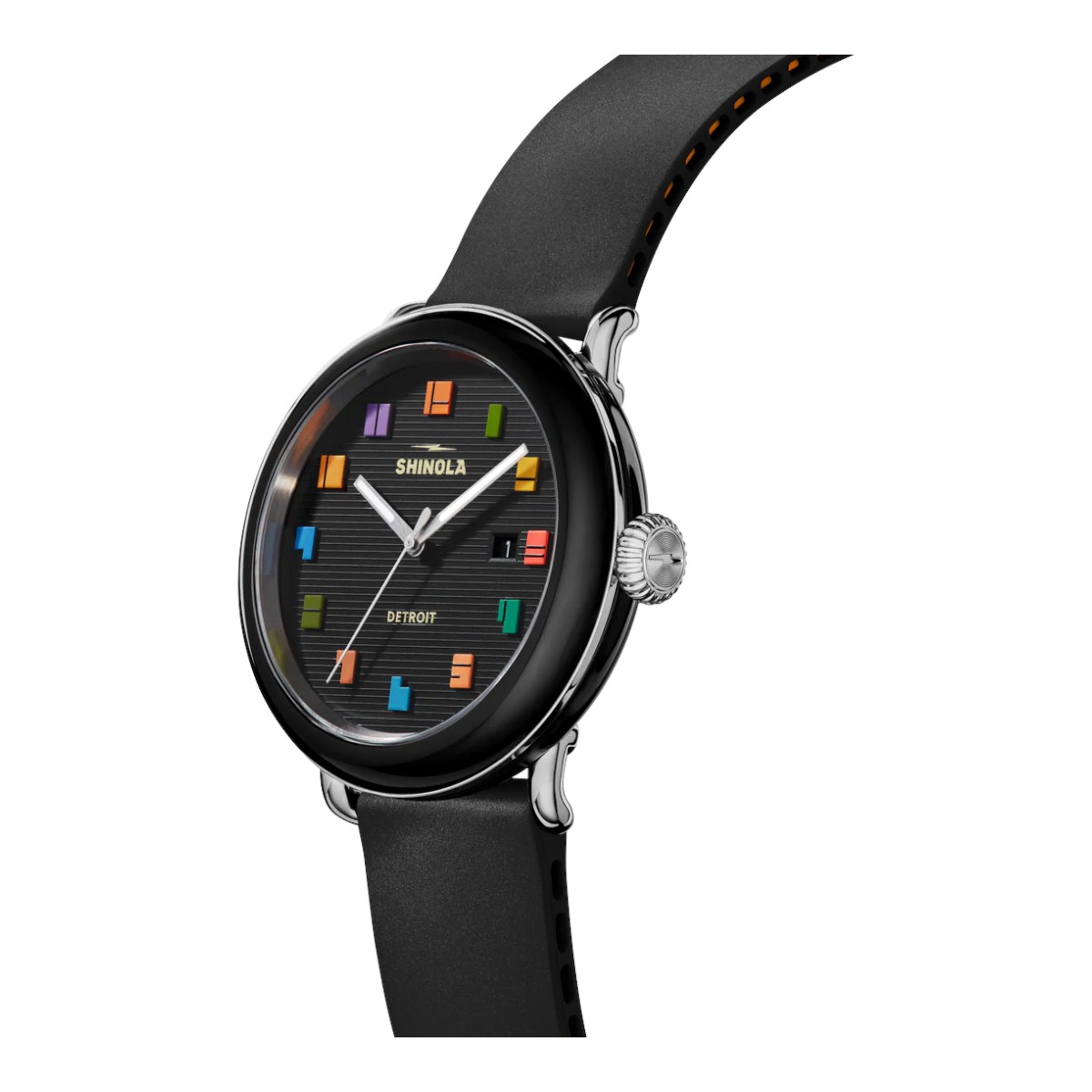 Shinola Detrola 41mm Men's Watch, Black Dial