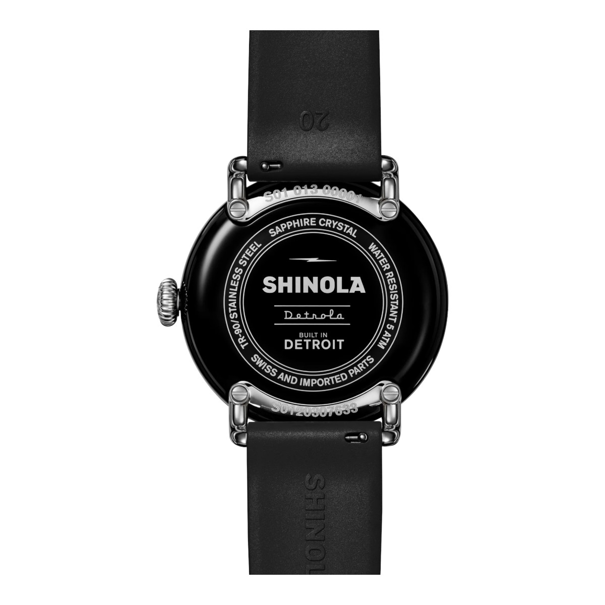 Shinola Detrola 41mm Men's Watch, Black Dial