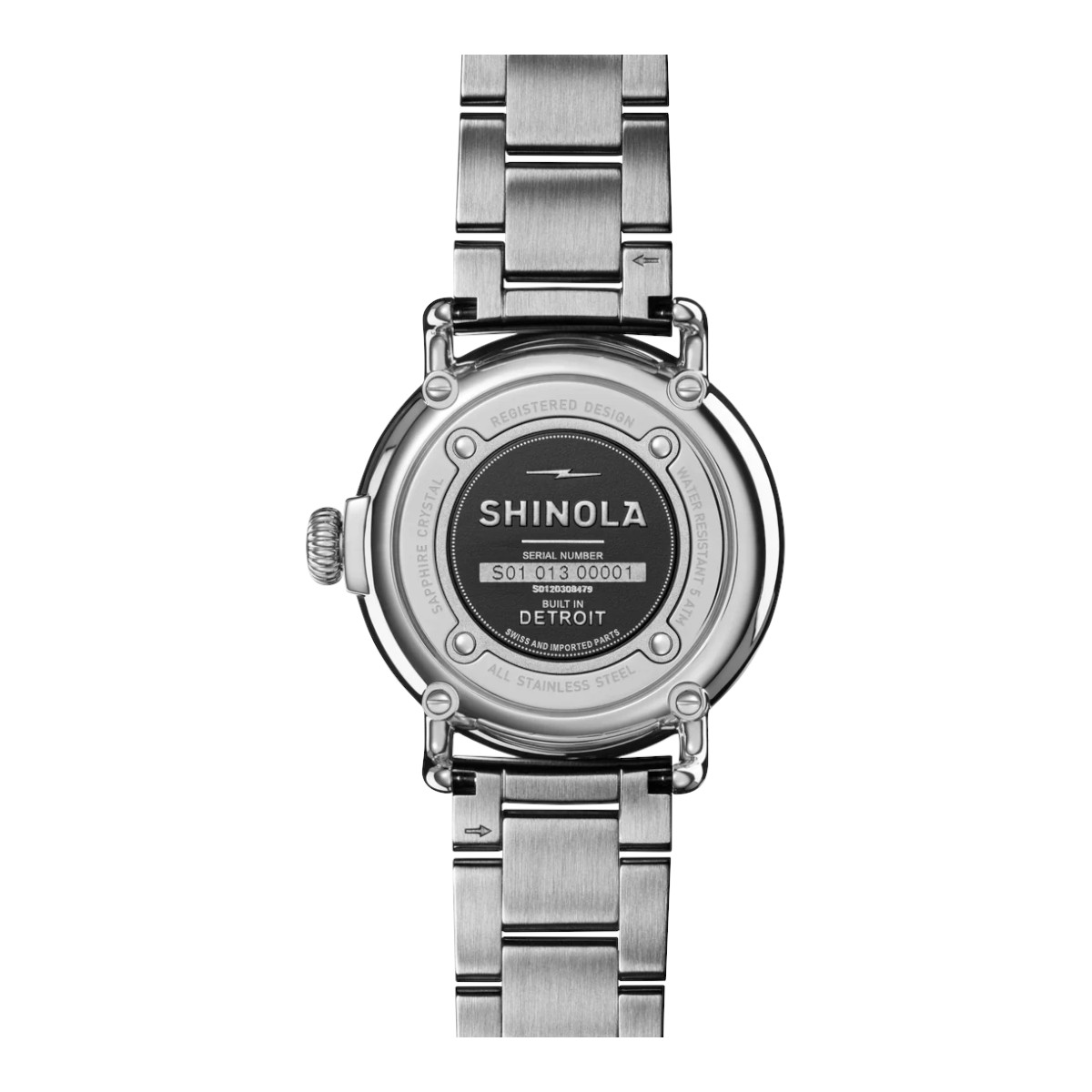 Shinola Runwell 36mm Men's Watch, Cadet Blue Mother of Pearl Dial