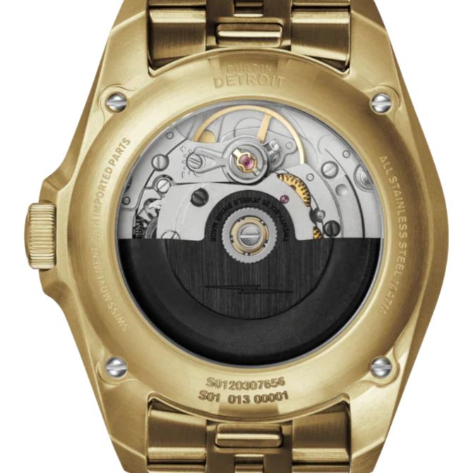 Shinola Circadian Monster Automatic 36mm Women's Watch, Black Dial