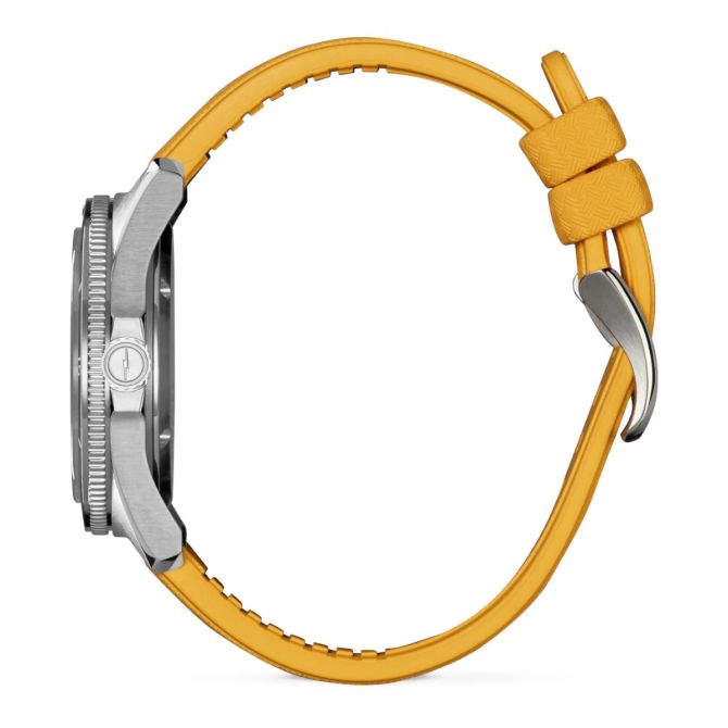 Shinola Duck 40mm Men's Watch, Yellow Dial | S0120301733 | Borsheims
