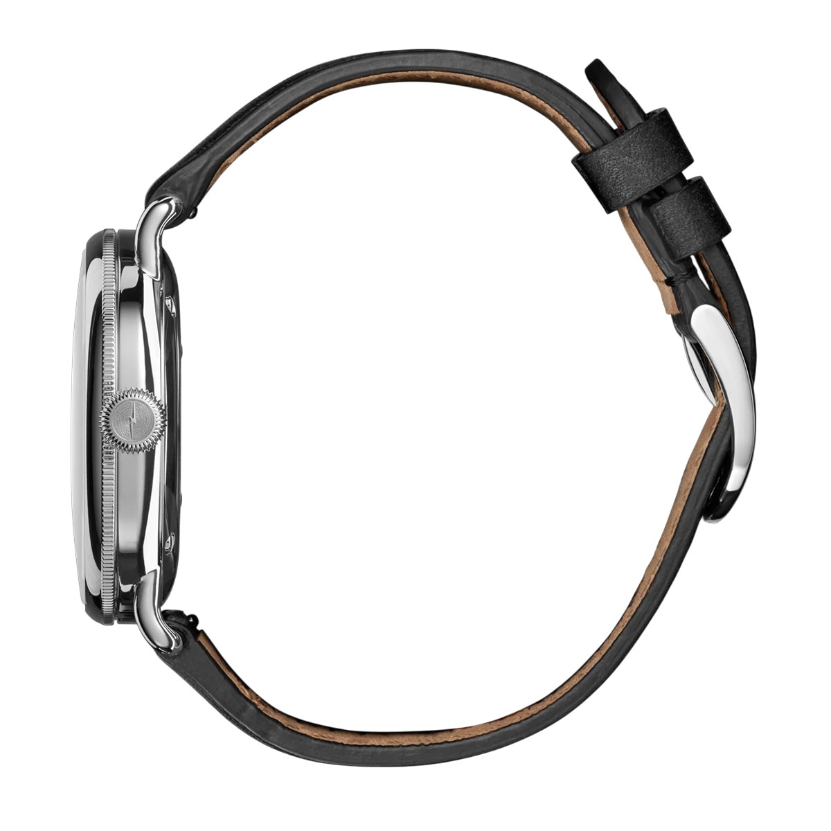 Shinola Canfield 38mm Men's Watch, Black Dial and Leather Strap