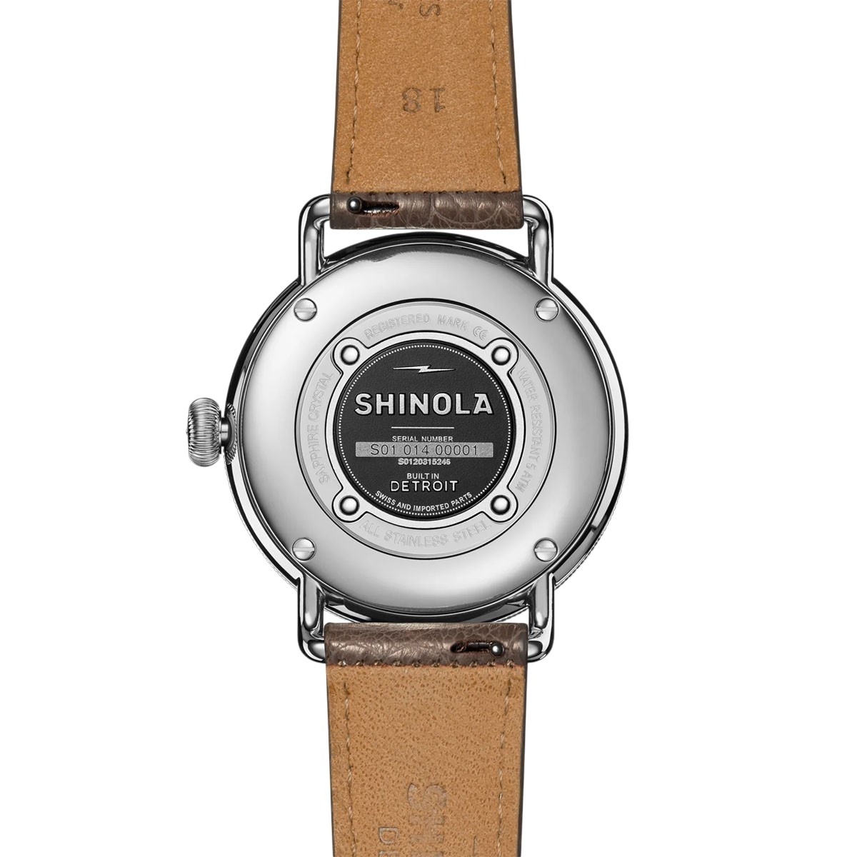 Shinola Canfield 38mm Men's Watch, Nude Dial