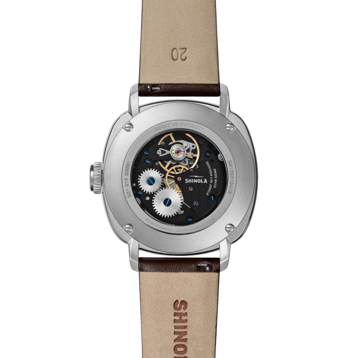 Shinola Mechanic 39mm Men's Watch, Alabaster Dial