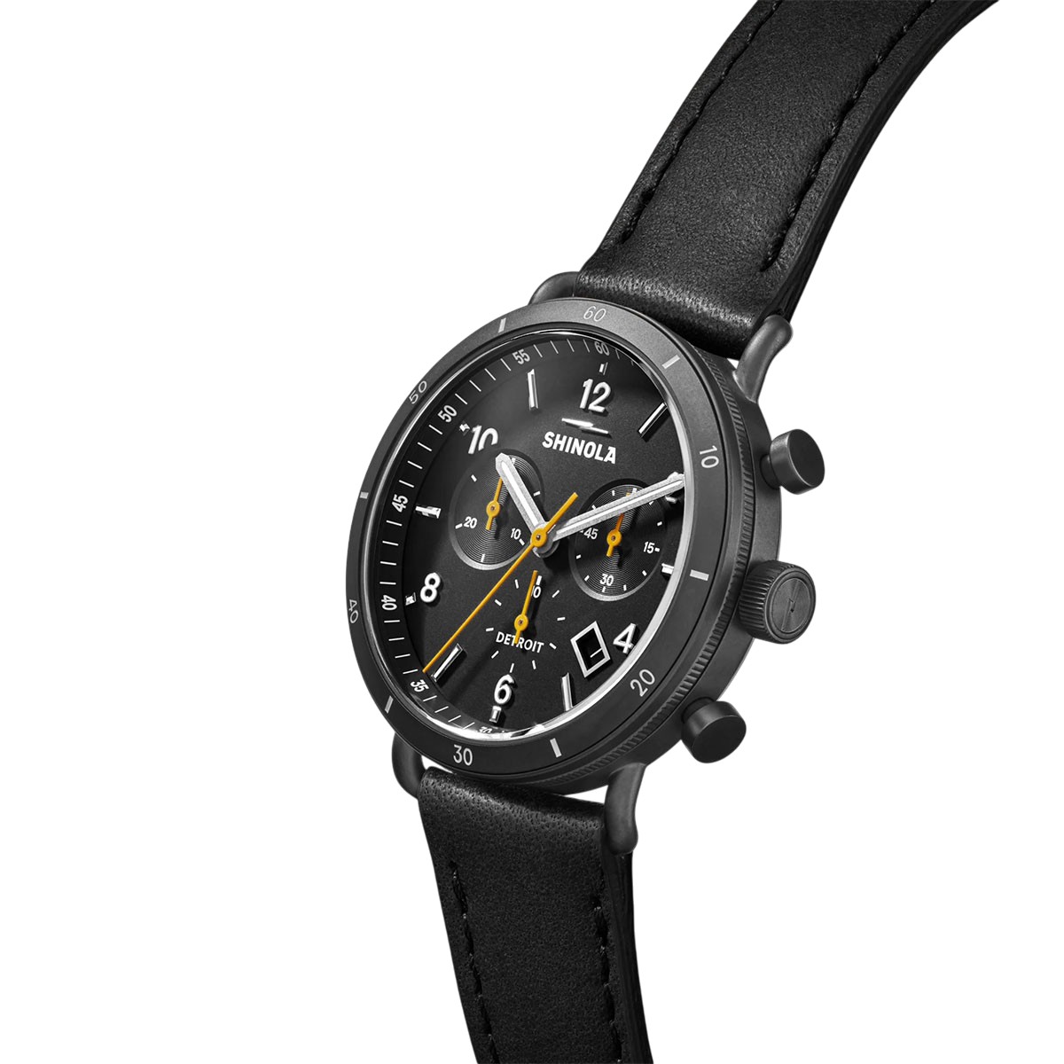 Shinola Canfield Sport Chronograph 40mm Men's Watch, Black Dial