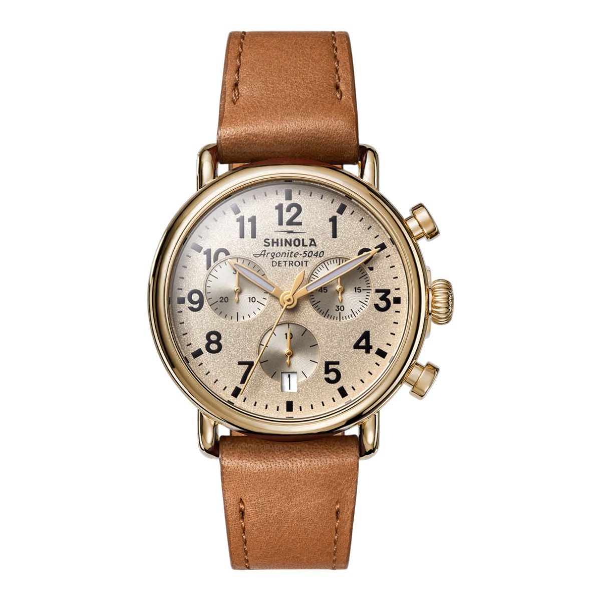 Shinola Runwell Chronograph 37mm Women's Watch, Cream Dial