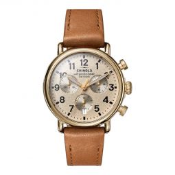 Michele Deco Sport Chronograph Gold Plated White Silicone  display picture 1
