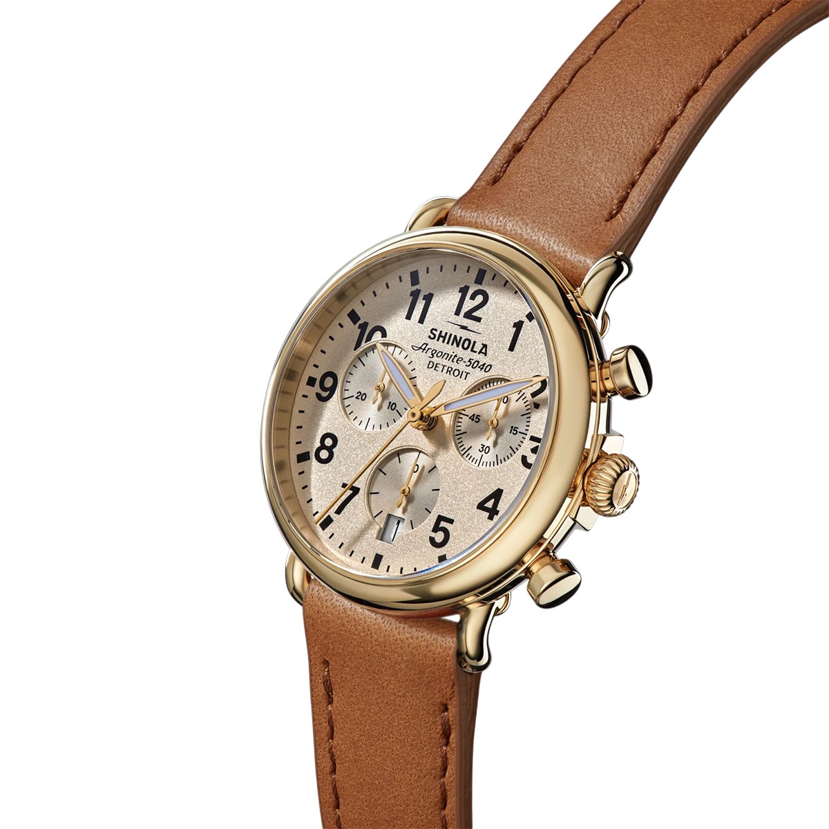 Shinola Runwell Chronograph 37mm Women's Watch, Cream Dial