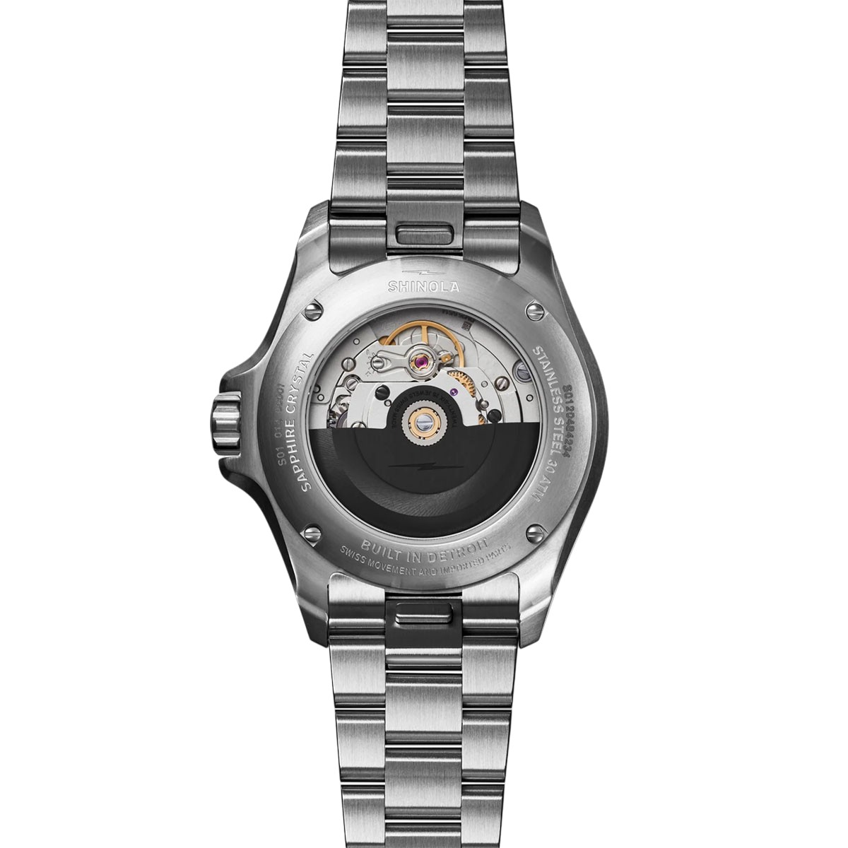 Shinola Lake Michigan Monster Automatic Dive 39mm Men's Watch, Blue Mother of Pearl Dial