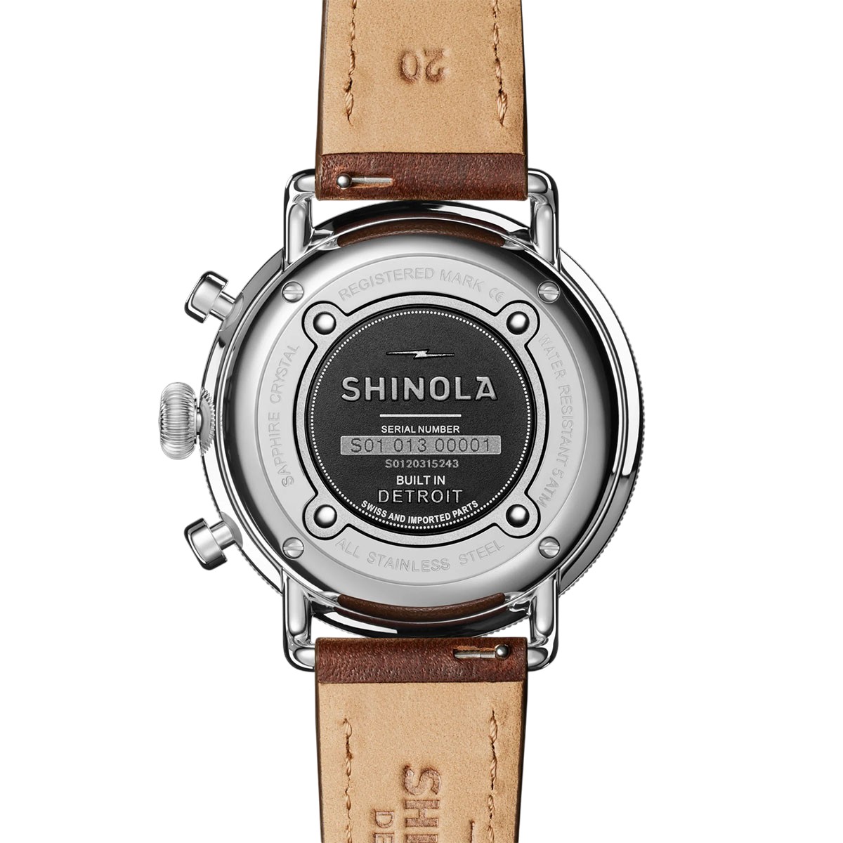 Shinola Canfield Chronograph 43mm Men's Watch, Blue Dial