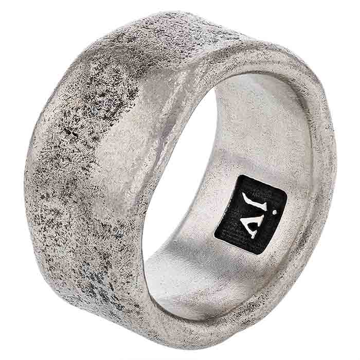 John Varvatos Silver & Brass Wing Ring