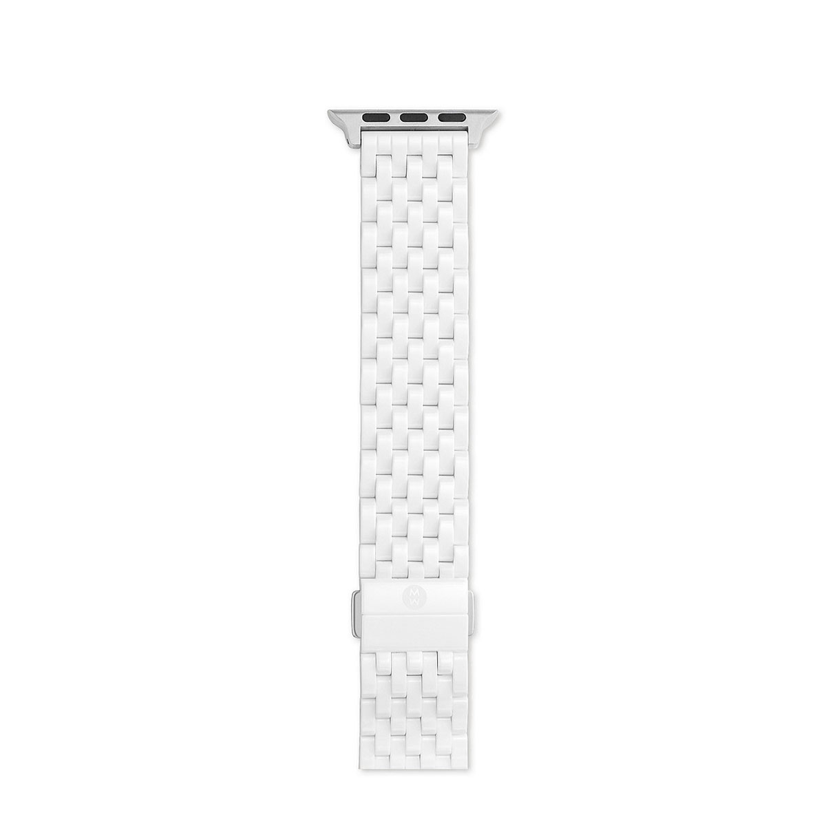 Michele White Ceramic Apple Watch Bracelet Band