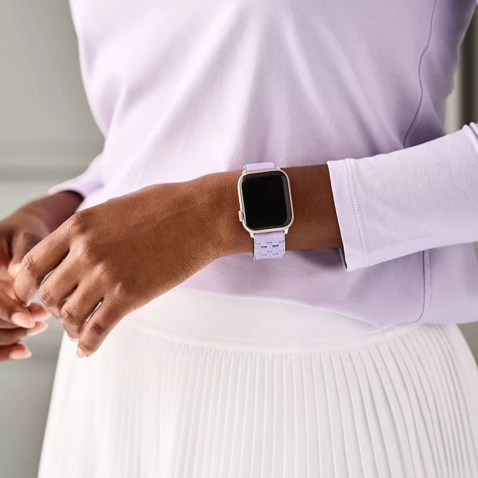 Michele Apple Watch Silicone Wrapped Bracelet Band, Gentle