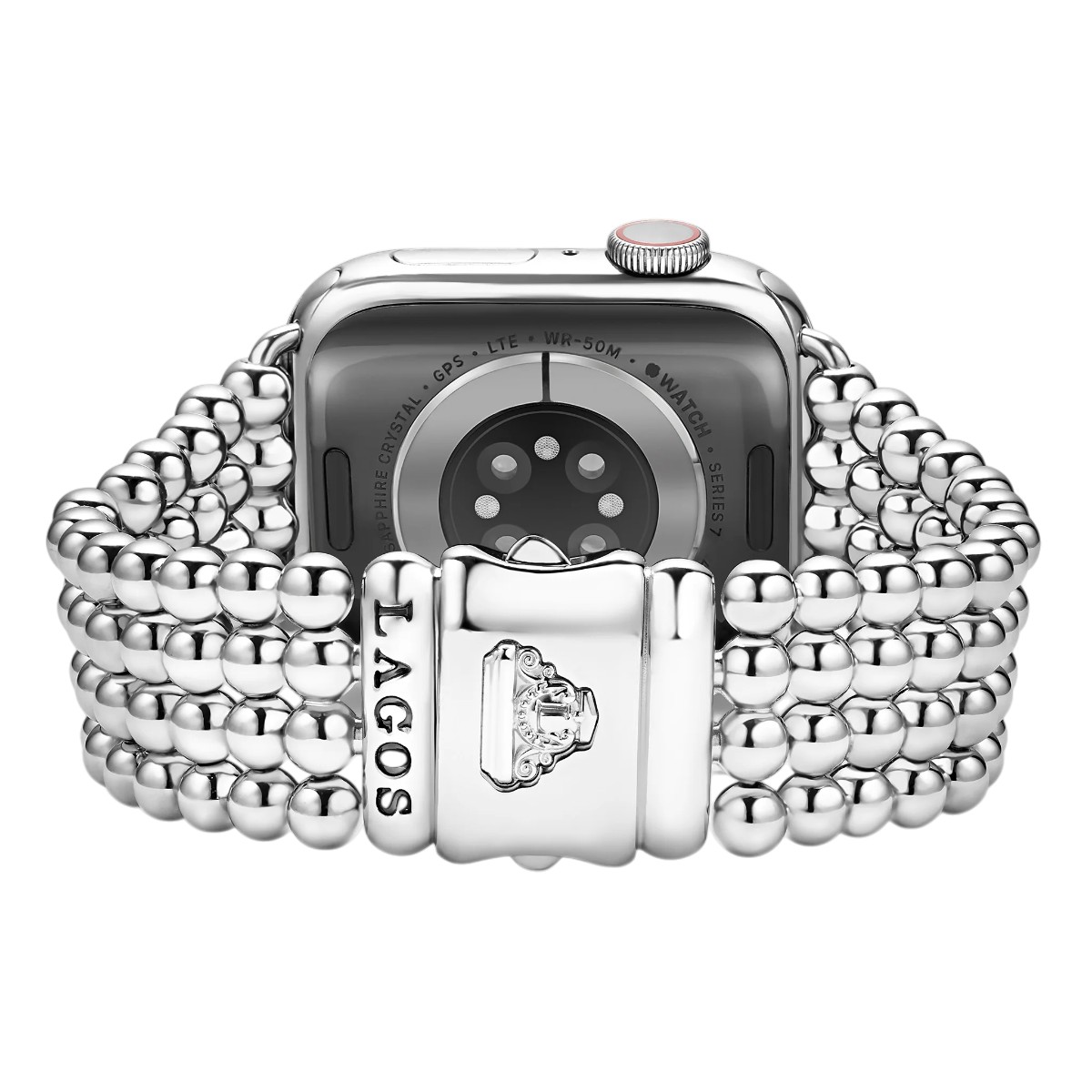 LAGOS Smart Caviar Steel Beaded Smartwatch Bracelet