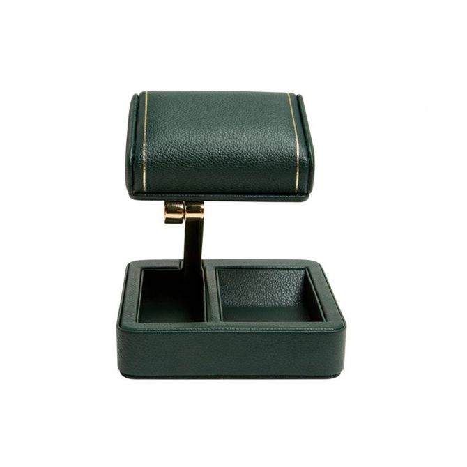 WOLF Single Travel Watch Stand, British Racing Green