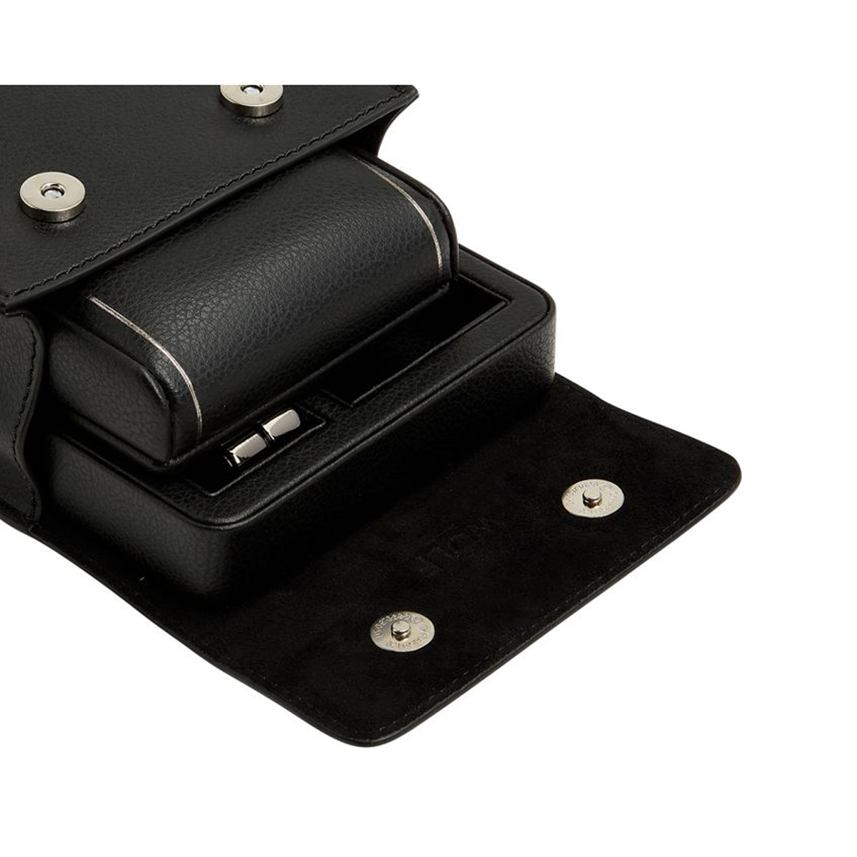 WOLF Single Travel Watch Stand, British Racing Black