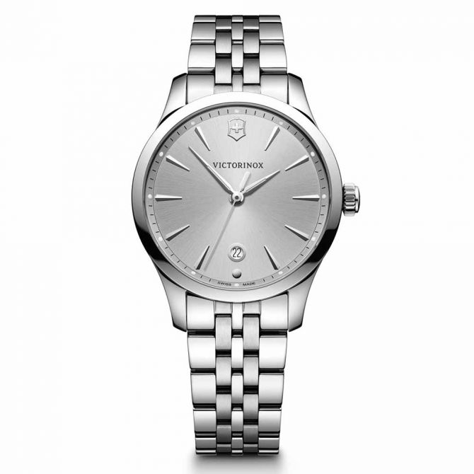 Victorinox Swiss Army Small Alliance 35mm Watch, Silver Dial