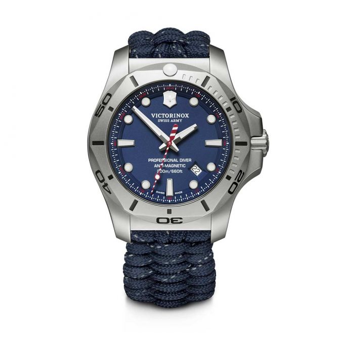 Victorinox Swiss Army I.N.O.X. Professional Diver Watch, 45mm Blue Dial