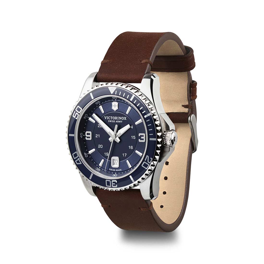 Victorinox Swiss Army Maverick 43mm Watch, Blue Dial