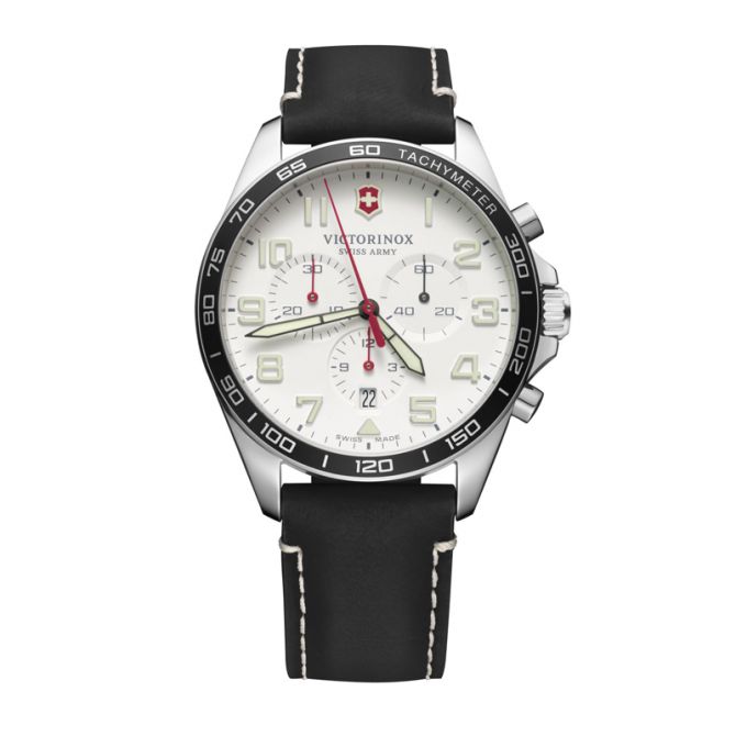 Victorinox Swiss Army Fieldforce White Chronograph 42mm Watch