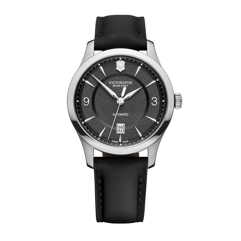 Victorinox  Swiss Army Alliance Mechanical 43mm Watch, Black Dial