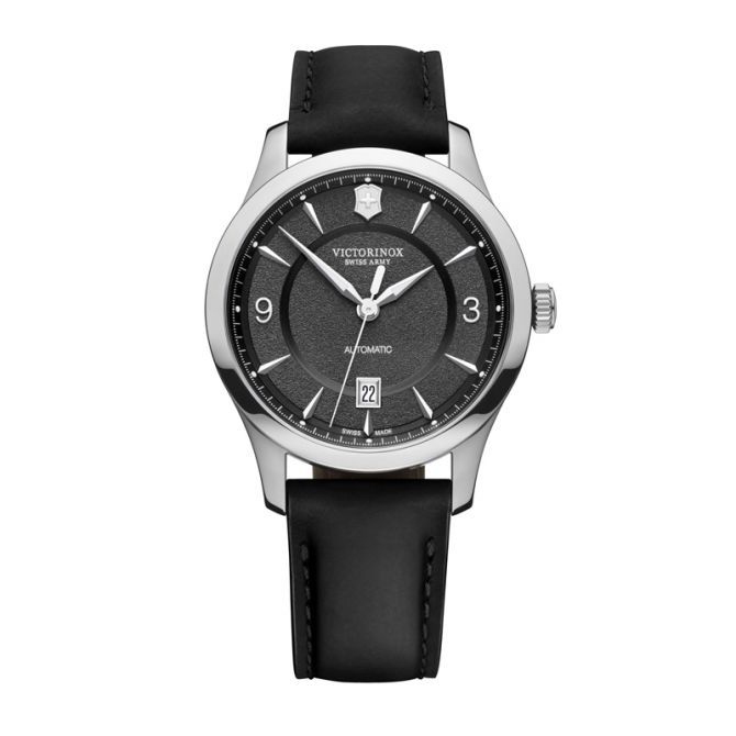Victorinox  Swiss Army Alliance Mechanical 43mm Watch, Black Dial
