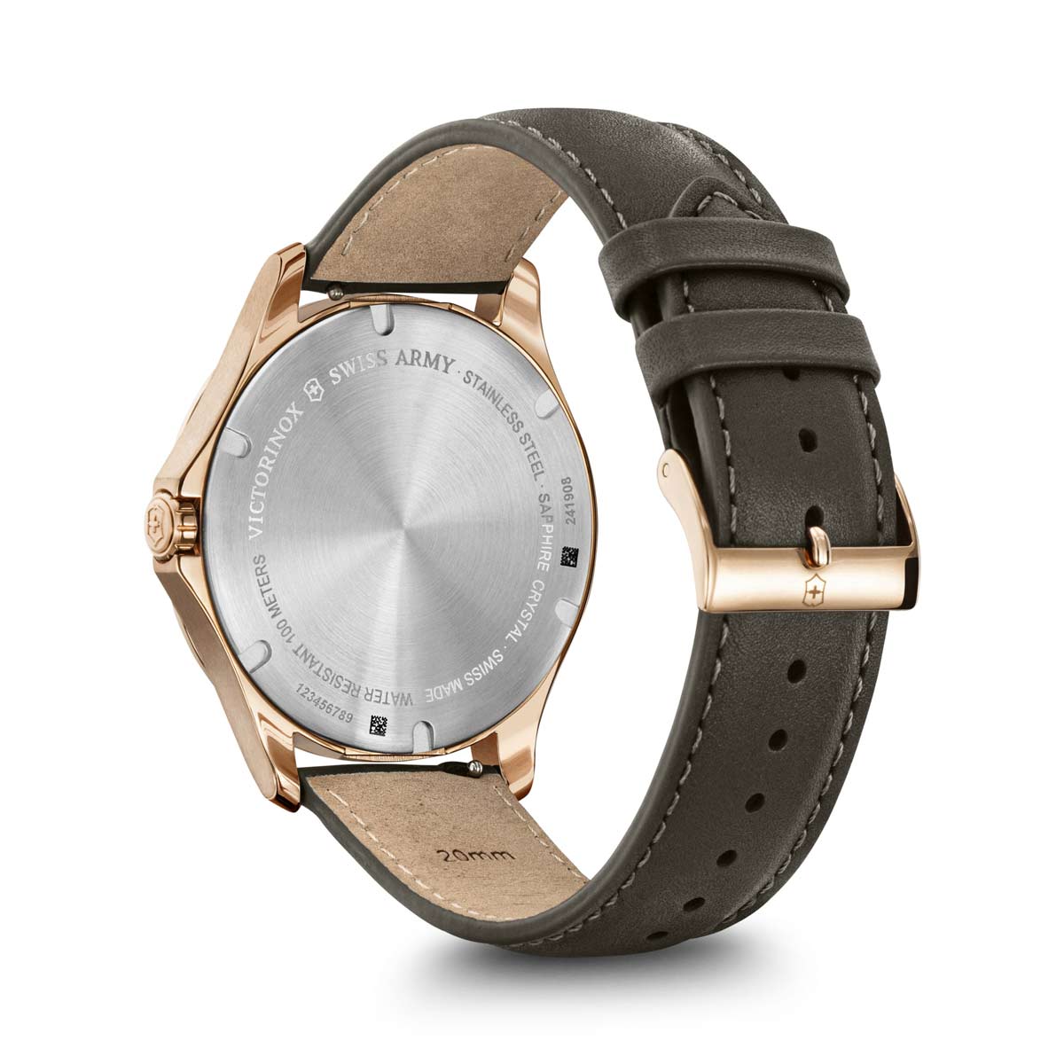 Victorinox Swiss Army Alliance Watch, Brown and Rose Gold Dial